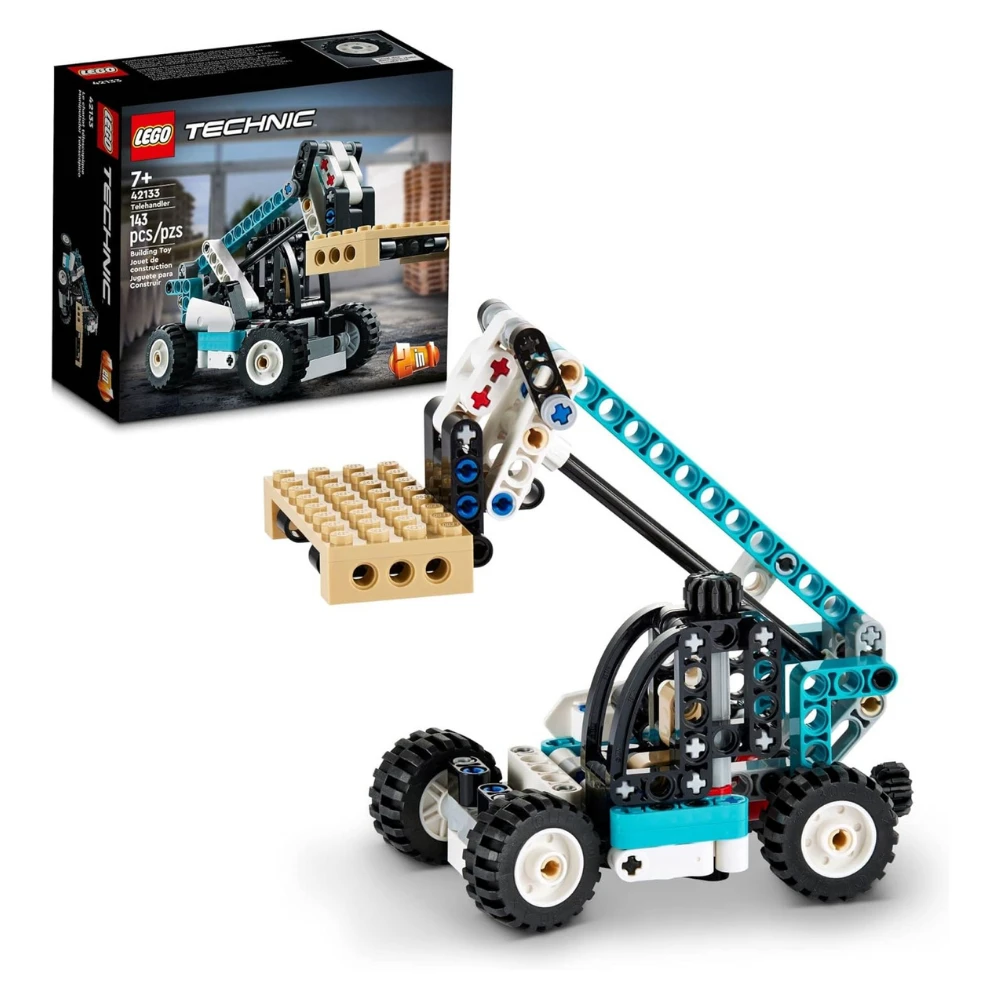 LEGO Technic 2 in 1 Telehandler Construction Truck Building Set (Open Box))