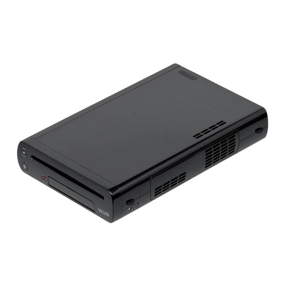 Nintendo Wii U Console 32GB Basic Set - Black (Used) Modded With 1 Tb Hard Disk Full Of Games - 3