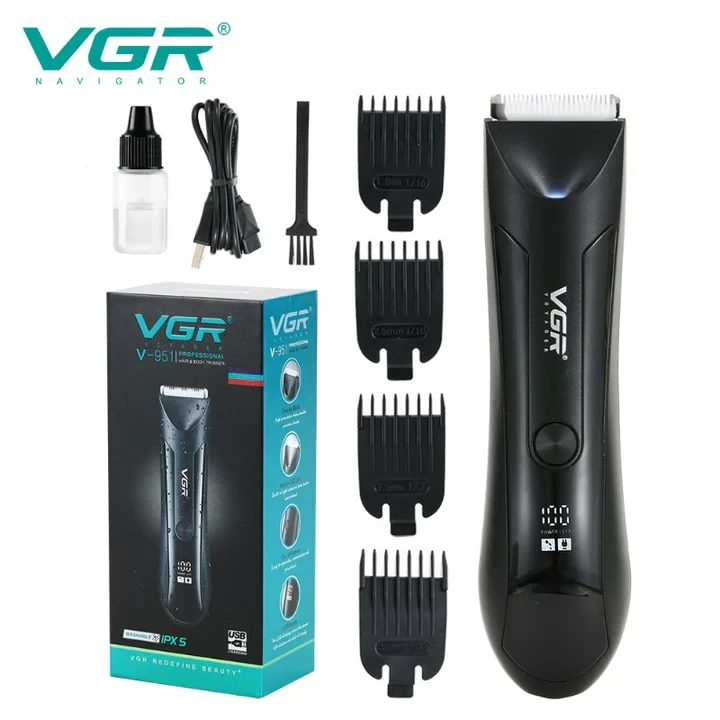 VGR V951 Rechargeable Portable Head & Body Shaver - 6