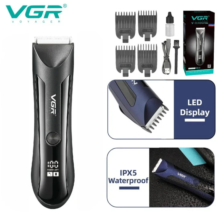 VGR V951 Rechargeable Portable Head & Body Shaver - 3