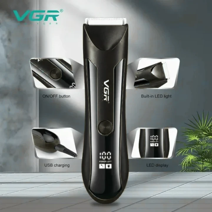 VGR V951 Rechargeable Portable Head & Body Shaver - 4