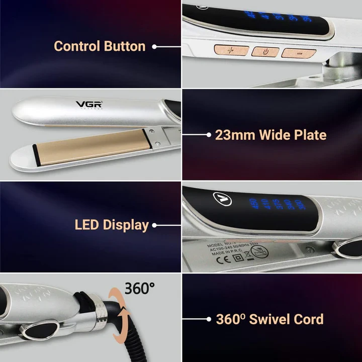 VGR Hair Straightener For Women V509 - 8