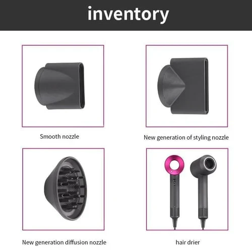 Leafless Professional Hair Dryer 1800W Ionic With 5 Attachments - 6