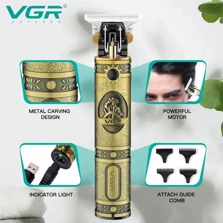 VGR Professional Hair Beard Trimmer V091 - 4