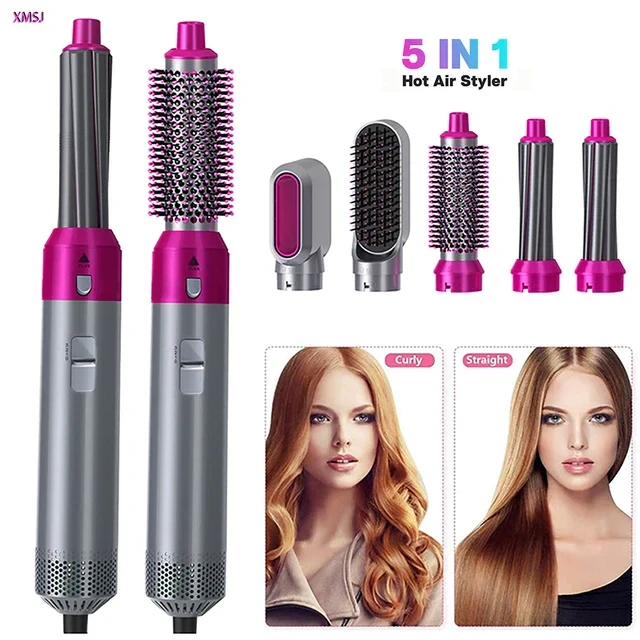 5 In 1 Hot Air Styler Hair Straightener - 4