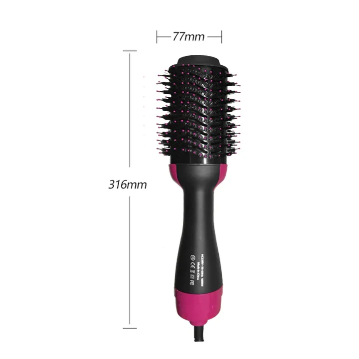 Hair Dryer And Styler Hot Air Brush- 1000W - 10