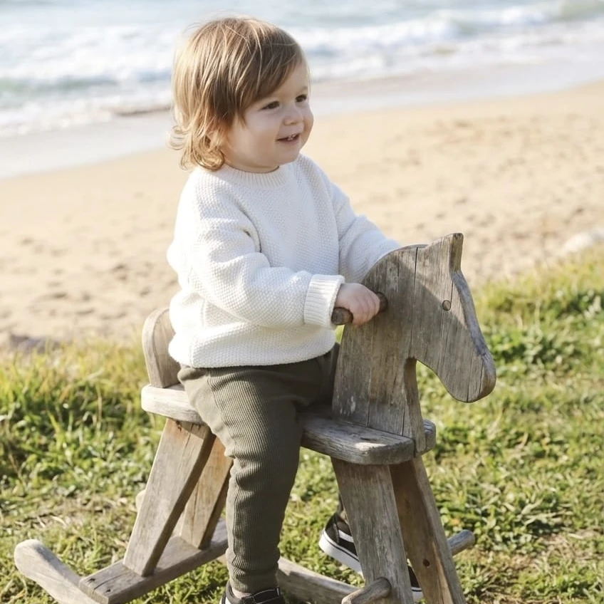 Ribbed Legging Pants - 10