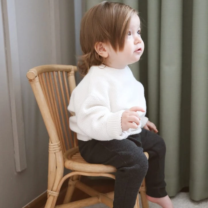 Ribbed Legging Pants - 9