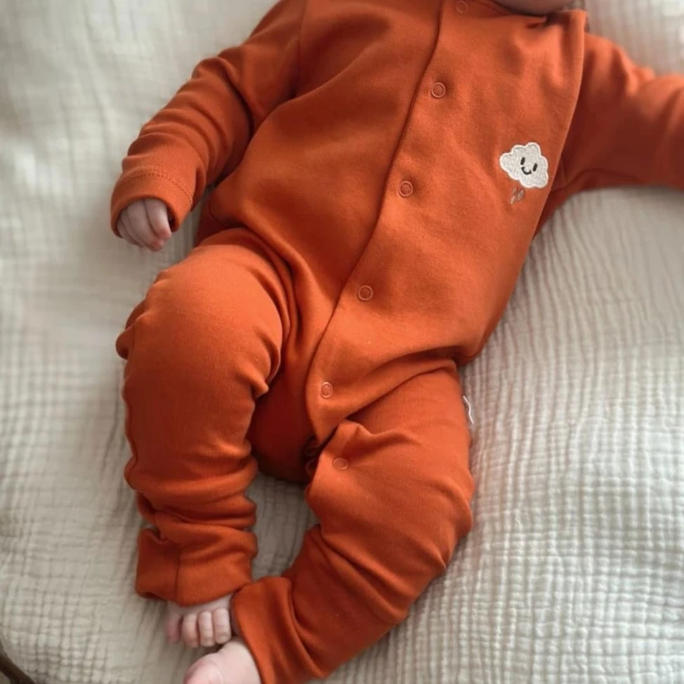 Long Sleeve Baby Rompers - 7