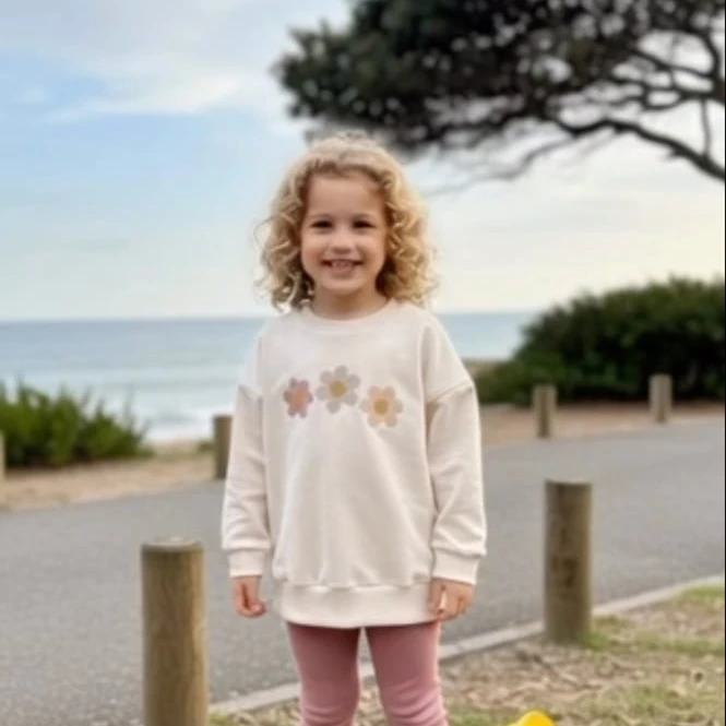 Sweatshirt & Bottom Set - 3