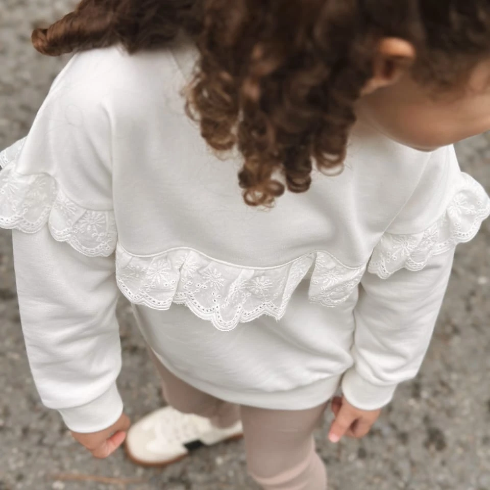 Sweatshirt & Bottom Frill Set - 3