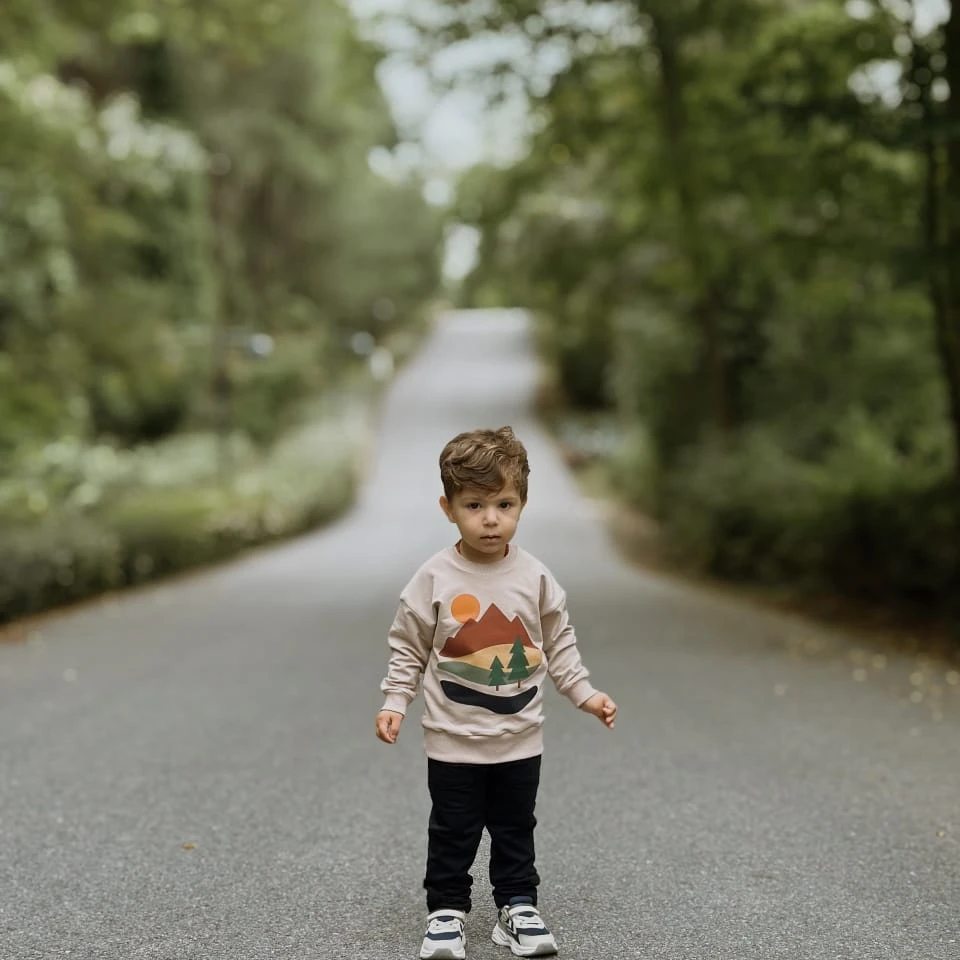 Sweatshirt & Bottom Nature Set