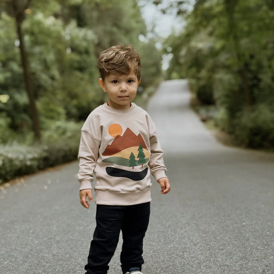 Sweatshirt & Bottom Nature Set - 5