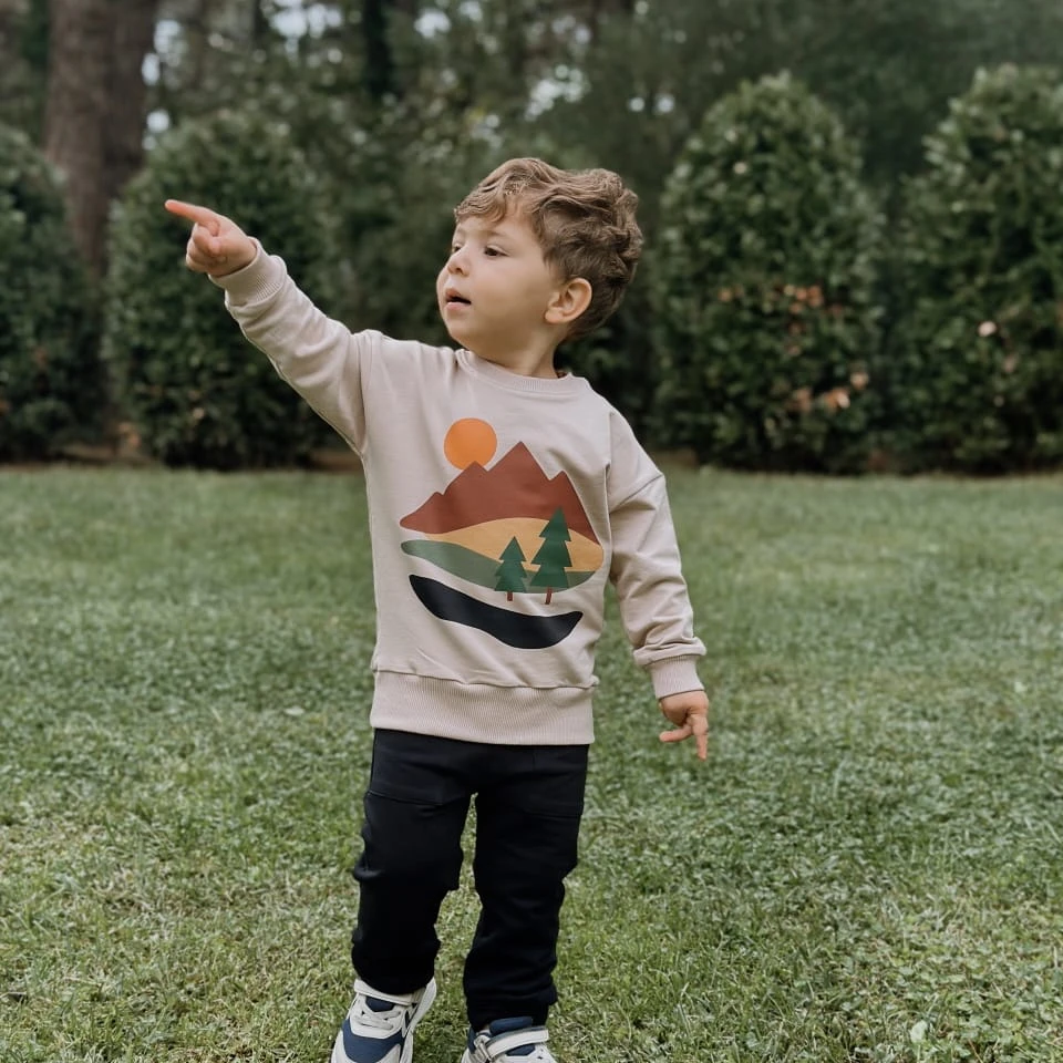 Sweatshirt & Bottom Nature Set - 4