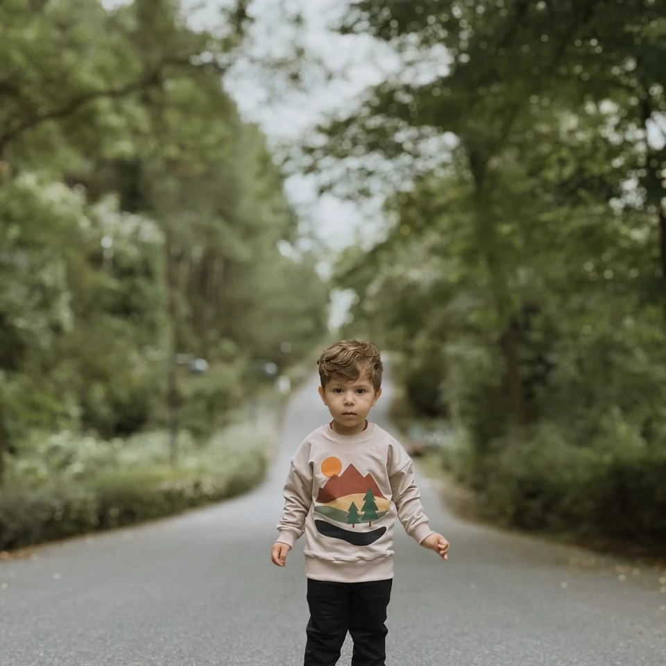 Sweatshirt & Bottom Nature Set - 2