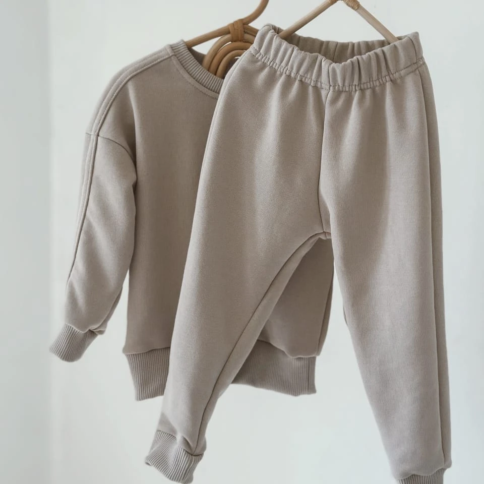 Sweatshirt & Bottom Basic Set - 4