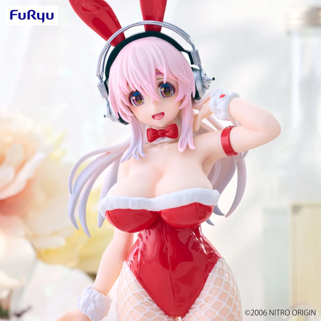 Nitroplus BiCute Bunnies Super Sonico (Red Color Ver.) Figure - 2