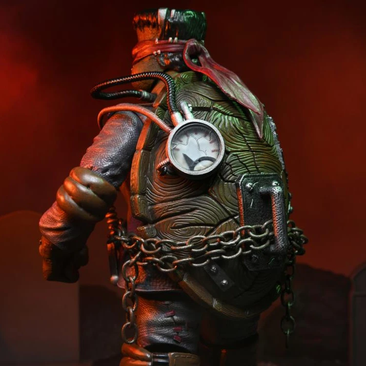Universal Monsters X Teenage Mutant Ninja Turtles Ultimate Raphael As Frankenstein's Monster Action Figure - 3