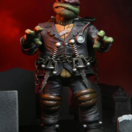 Universal Monsters X Teenage Mutant Ninja Turtles Ultimate Raphael As Frankenstein's Monster Action Figure - 4