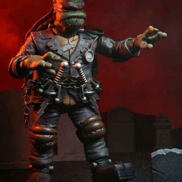 Universal Monsters X Teenage Mutant Ninja Turtles Ultimate Raphael As Frankenstein's Monster Action Figure - 5