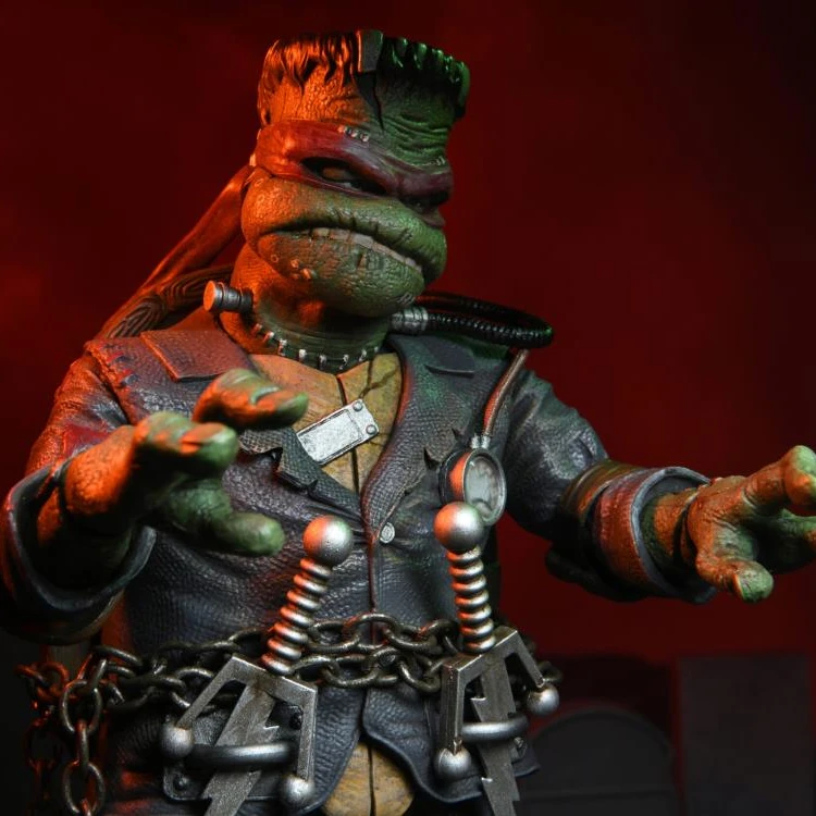 Universal Monsters X Teenage Mutant Ninja Turtles Ultimate Raphael As Frankenstein's Monster Action Figure - 10