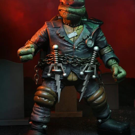 Universal Monsters X Teenage Mutant Ninja Turtles Ultimate Raphael As Frankenstein's Monster Action Figure - 11