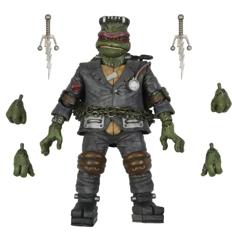 Universal Monsters X Teenage Mutant Ninja Turtles Ultimate Raphael As Frankenstein's Monster Action Figure - 12