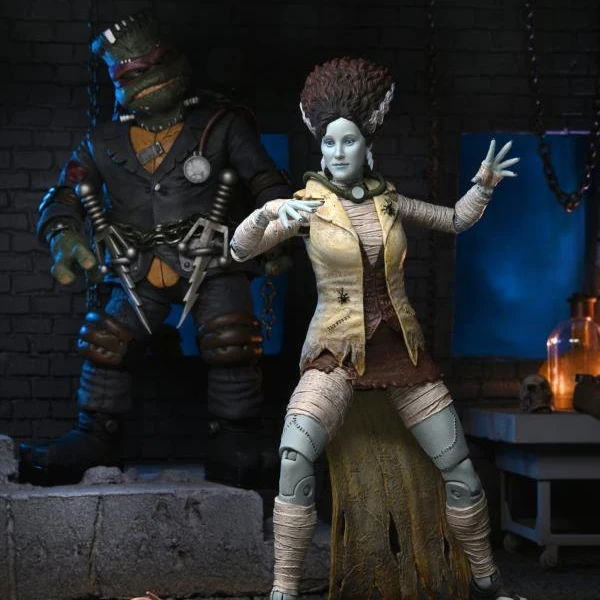 Universal Monsters X Teenage Mutant Ninja Turtles Ultimate April O'Neil As The Bride Of Frankenstein - 2