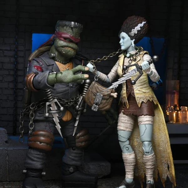 Universal Monsters X Teenage Mutant Ninja Turtles Ultimate April O'Neil As The Bride Of Frankenstein - 3