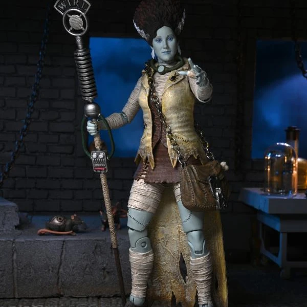 Universal Monsters X Teenage Mutant Ninja Turtles Ultimate April O'Neil As The Bride Of Frankenstein - 7