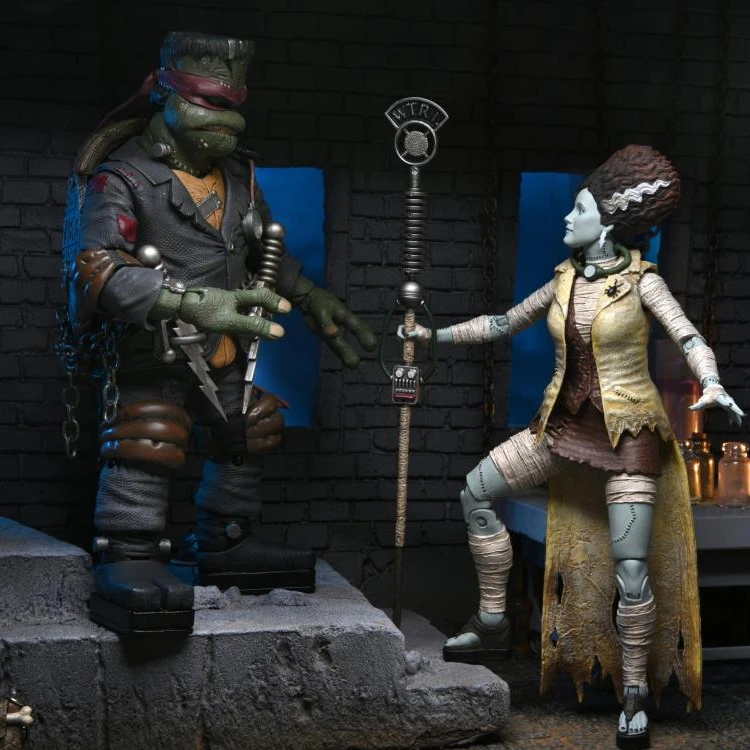 Universal Monsters X Teenage Mutant Ninja Turtles Ultimate April O'Neil As The Bride Of Frankenstein - 9