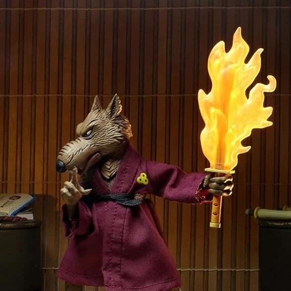 NECA Collectible 2-Pack Teenage Mutant Ninja Turtle Cartoon 7" Scale Action Figures- Splinter And Baxter - 4