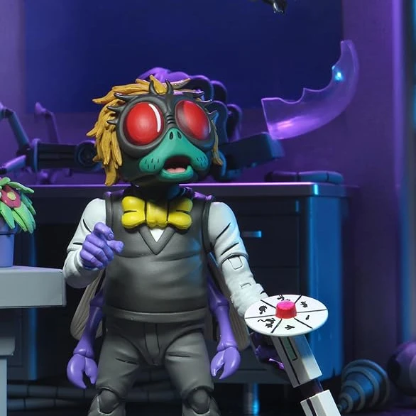 NECA Collectible 2-Pack Teenage Mutant Ninja Turtle Cartoon 7" Scale Action Figures- Splinter And Baxter - 6