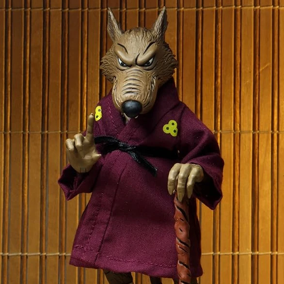 NECA Collectible 2-Pack Teenage Mutant Ninja Turtle Cartoon 7" Scale Action Figures- Splinter And Baxter - 7