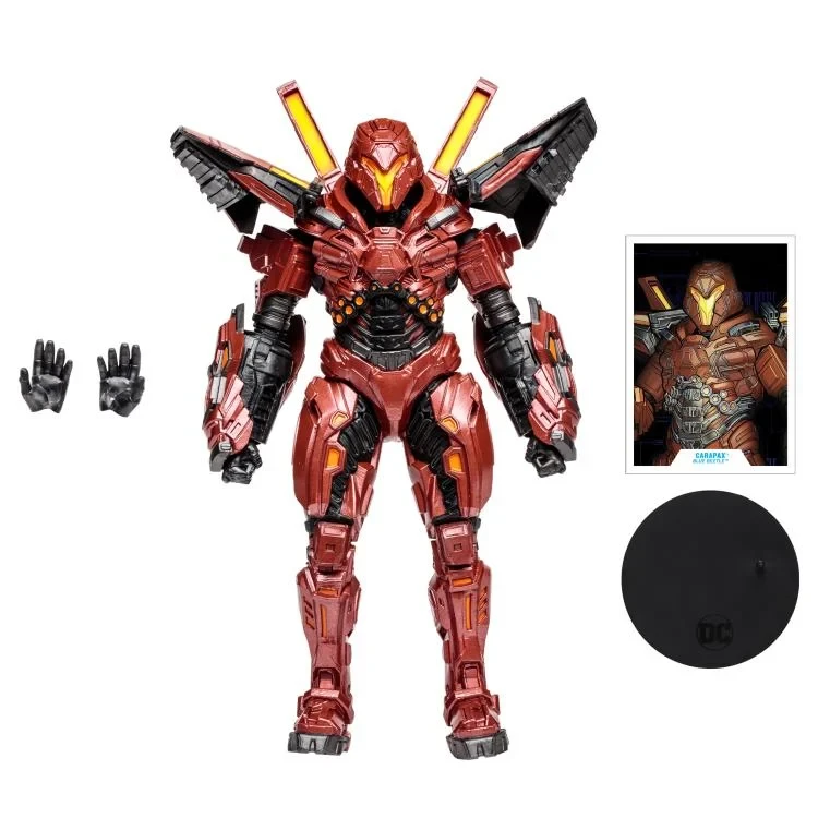 Blue Beetle DC Multiverse Carapax Mega Action Figure (new But Damaged Box) - 9