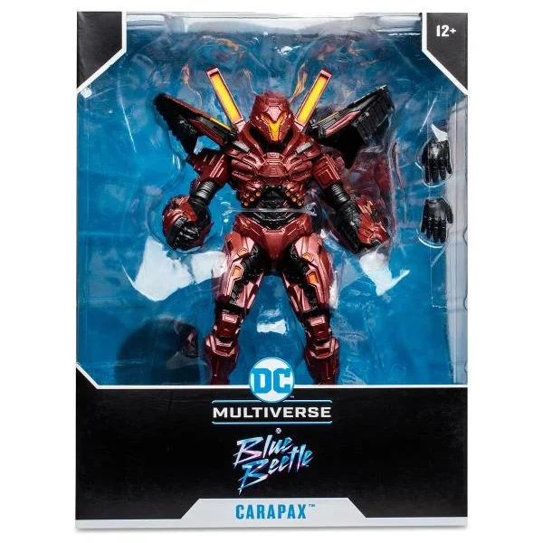 Blue Beetle DC Multiverse Carapax Mega Action Figure (new But Damaged Box) - 11