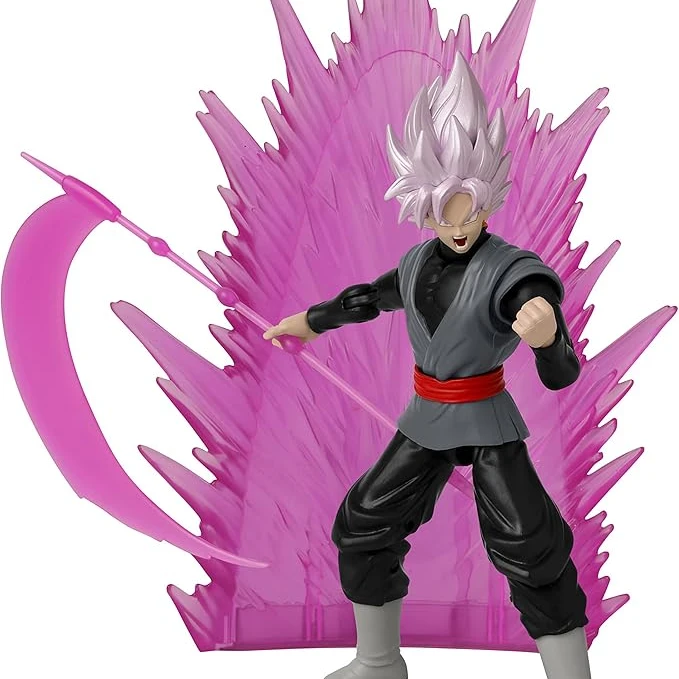 Dragon Stars Series - Dragon Ball Super - Goku Black Rose, 6" Action Figure Power Up Pack