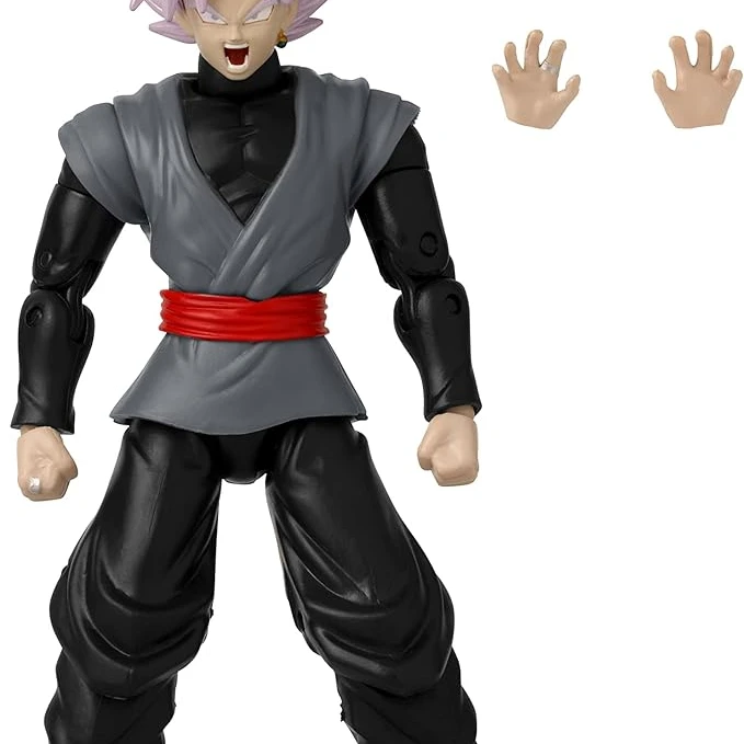 Dragon Stars Series - Dragon Ball Super - Goku Black Rose, 6" Action Figure Power Up Pack - 5