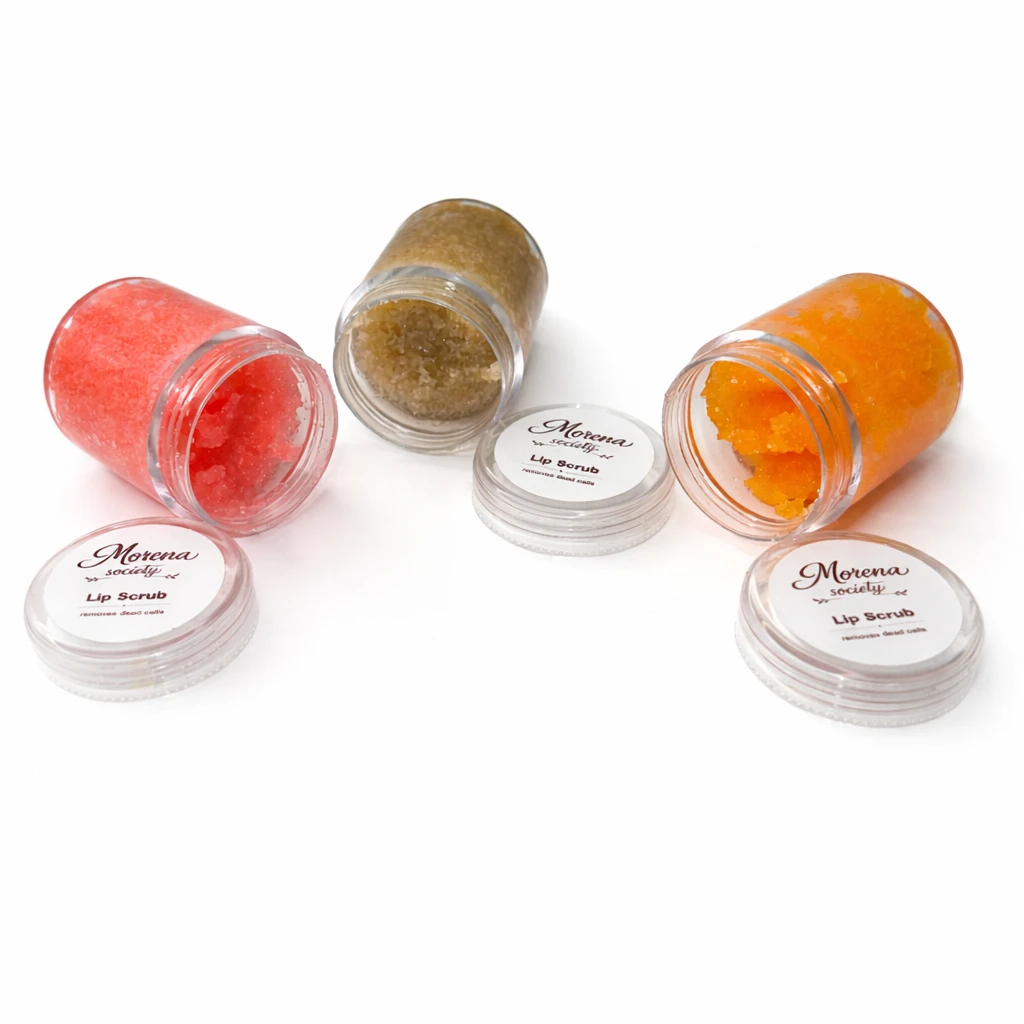 Exfoliating lip scrub