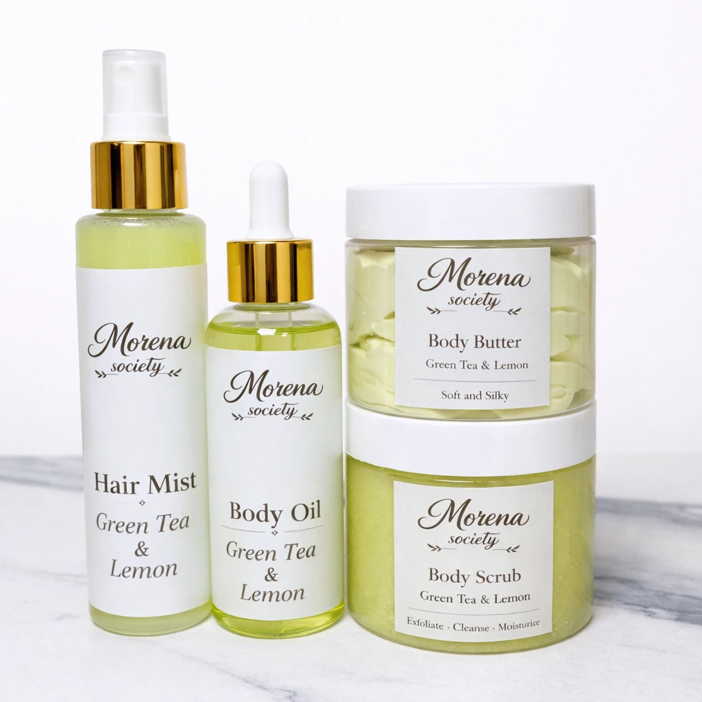 Green Tea & Lemon set