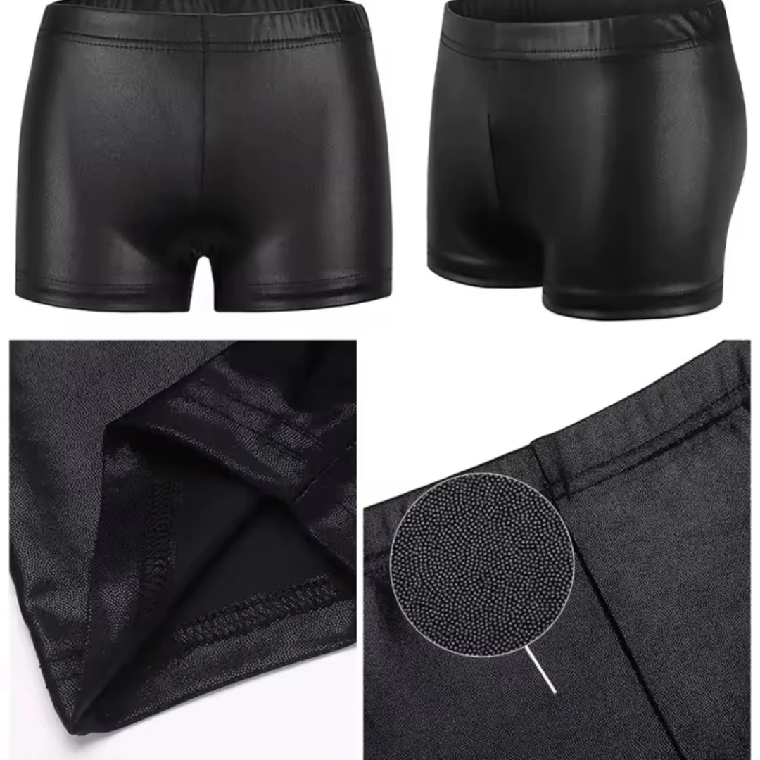 Color Splash In Black Short - 2