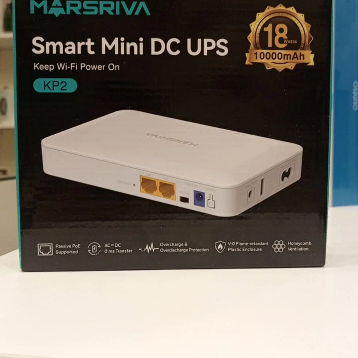 MARSEVA SMART MINI DC UPS 18W 10000MAH (20765)
