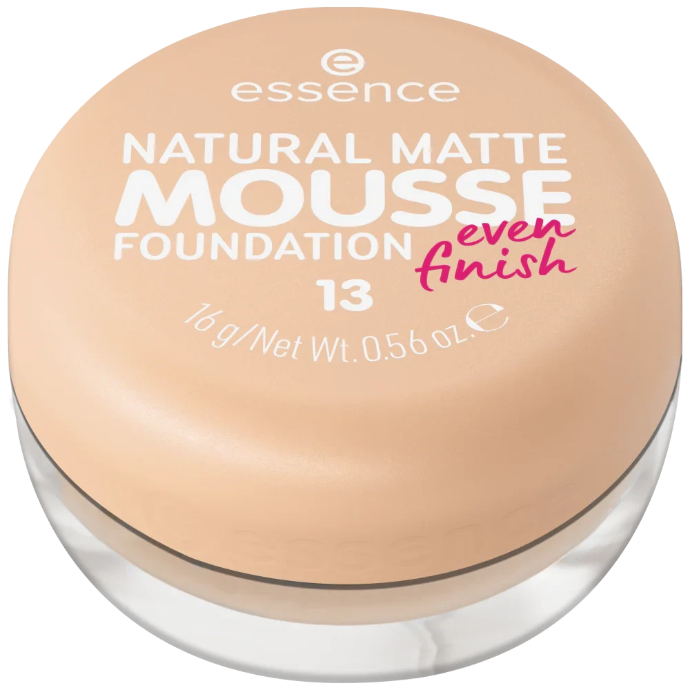 Natural matte mousse foundation
