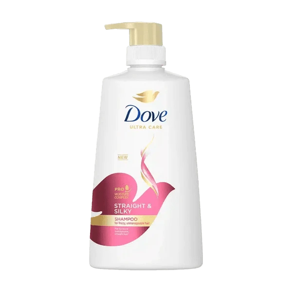 DOVE STRAIGHT AND SILKY SHAMPOO 680ML