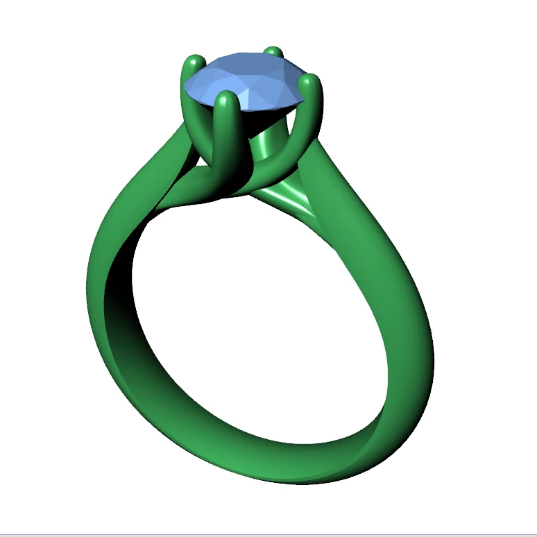 Engagement  Ring 3D -C3 - 5