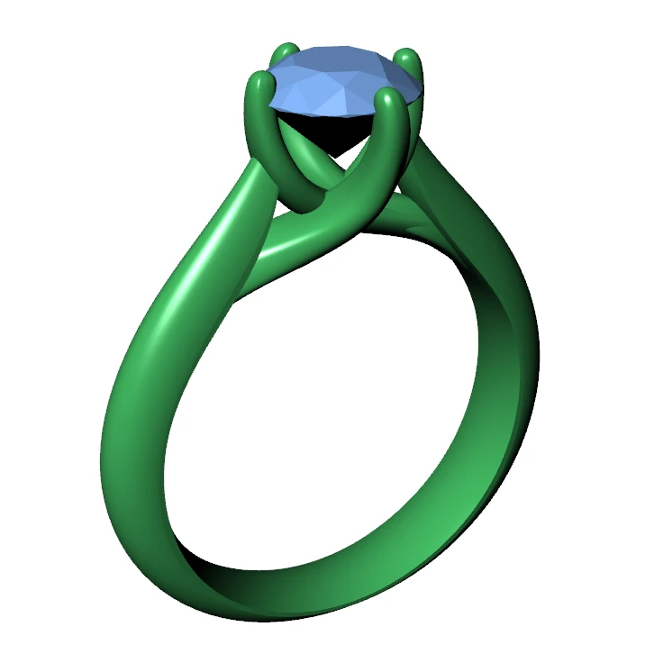 Engagement  Ring 3D -C3 - 2