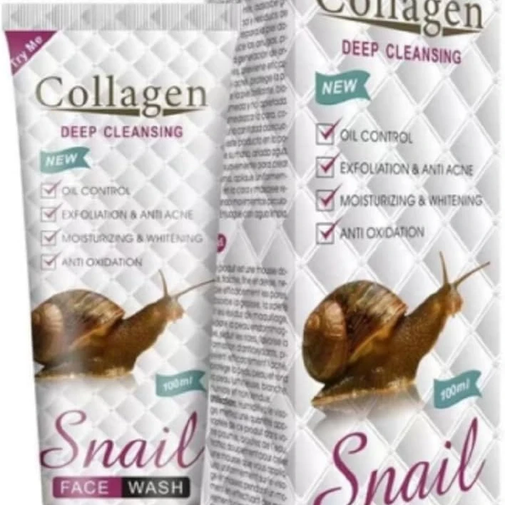 Collagen Snail Deep Cleansing Face Wash face wash for women, men, deep cleansing face wash 100ml