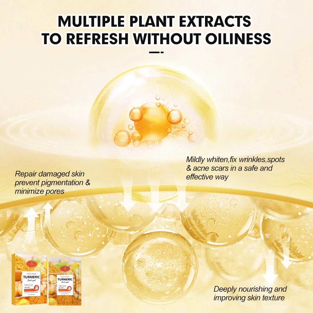 Aichun Beauty Turmeric Face Mask With Vitamin C - 4