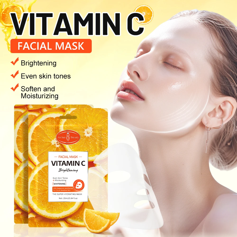 Customized Vitamin C Facial Mask 1 Pack Inside 5 Pcs - 2