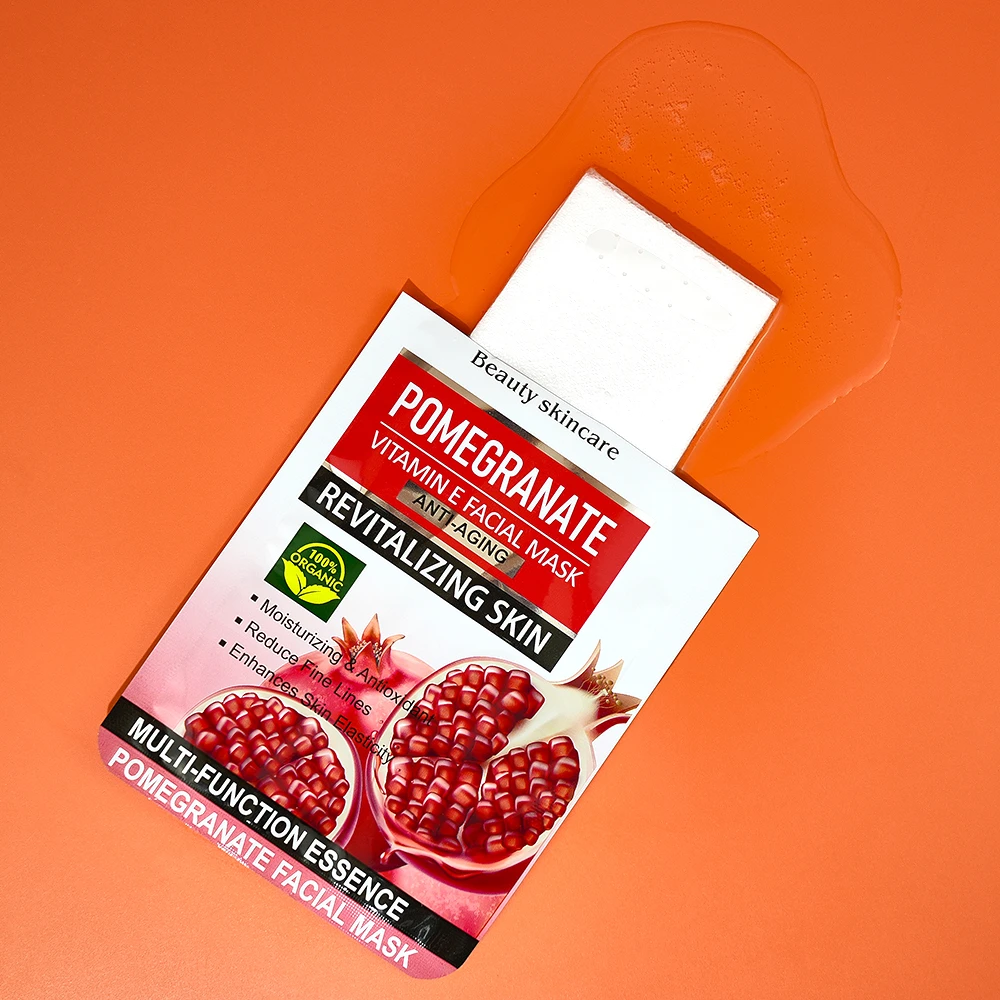 Pomegranate Vitamin E Facial Mask - 6
